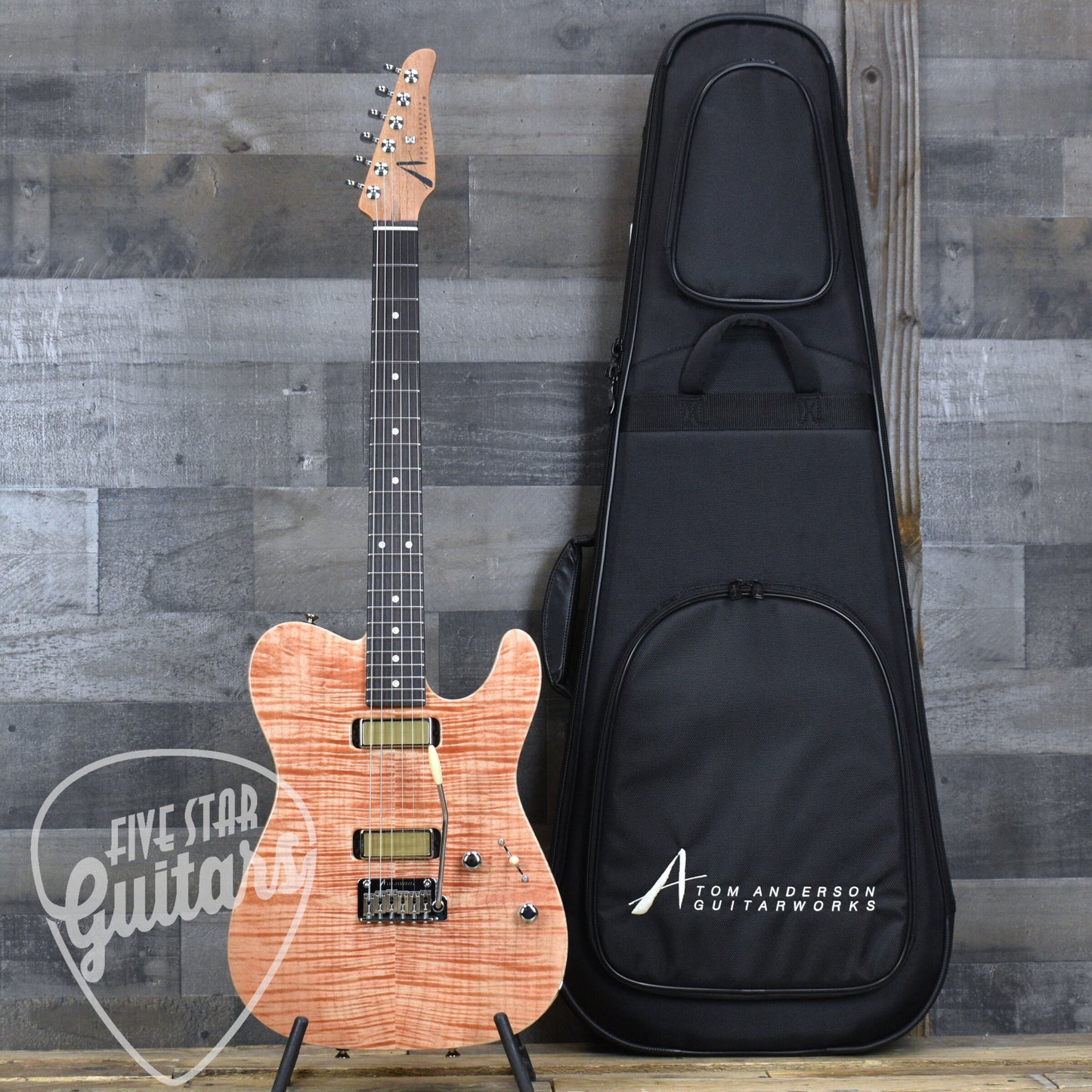 Tom Anderson Cobra - Natural Coral with Gigbag