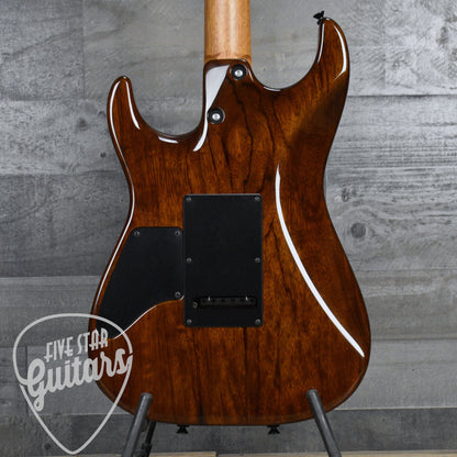 Tom Anderson Cobra S - Natural Mocha Burst with Binding with Gig Bag