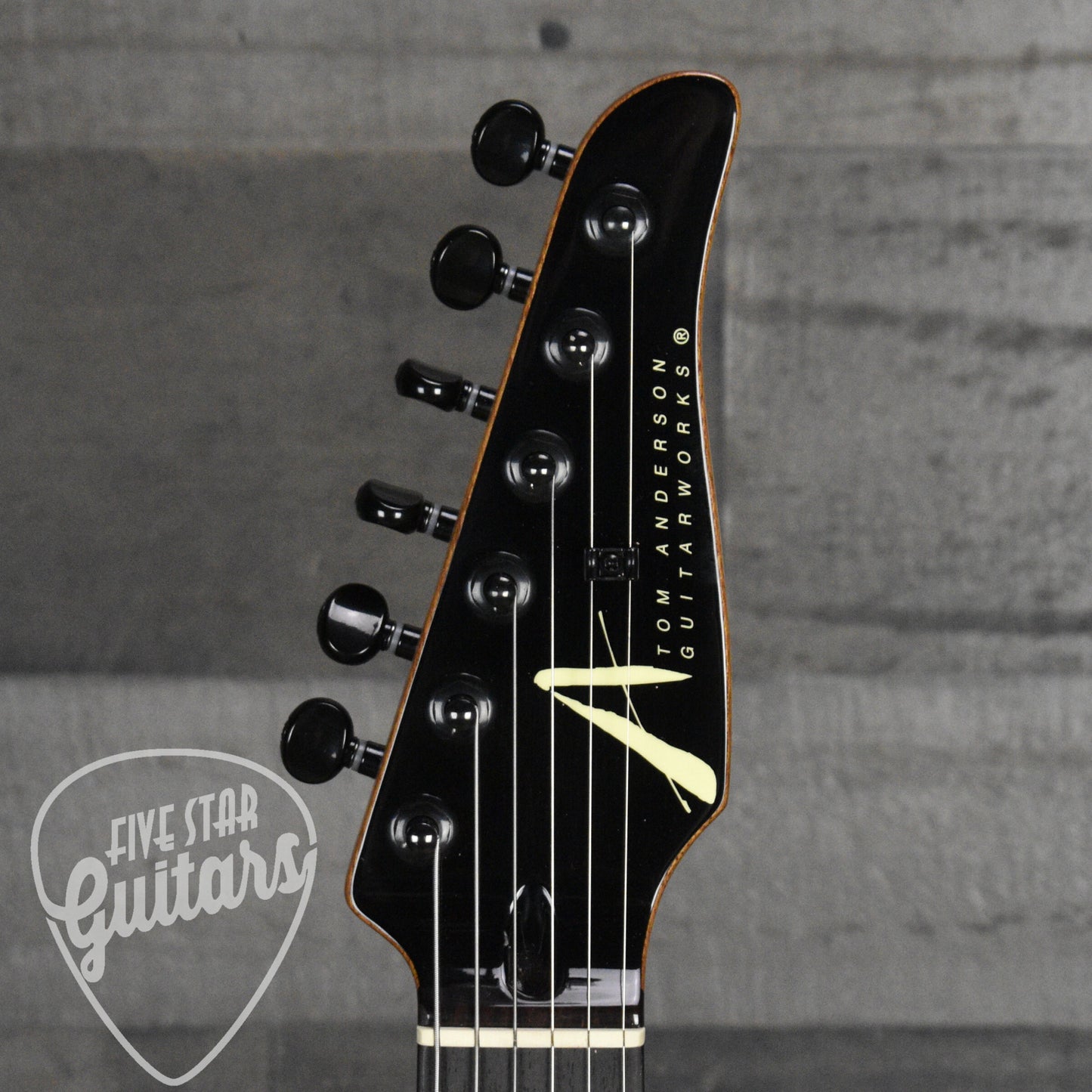 Tom Anderson Cobra S - Natural Mocha Burst with Binding with Gig Bag