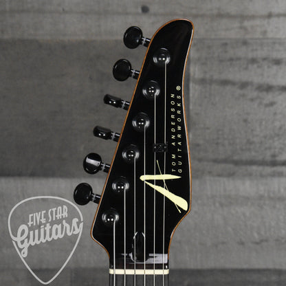 Tom Anderson Cobra S - Natural Mocha Burst with Binding with Gig Bag