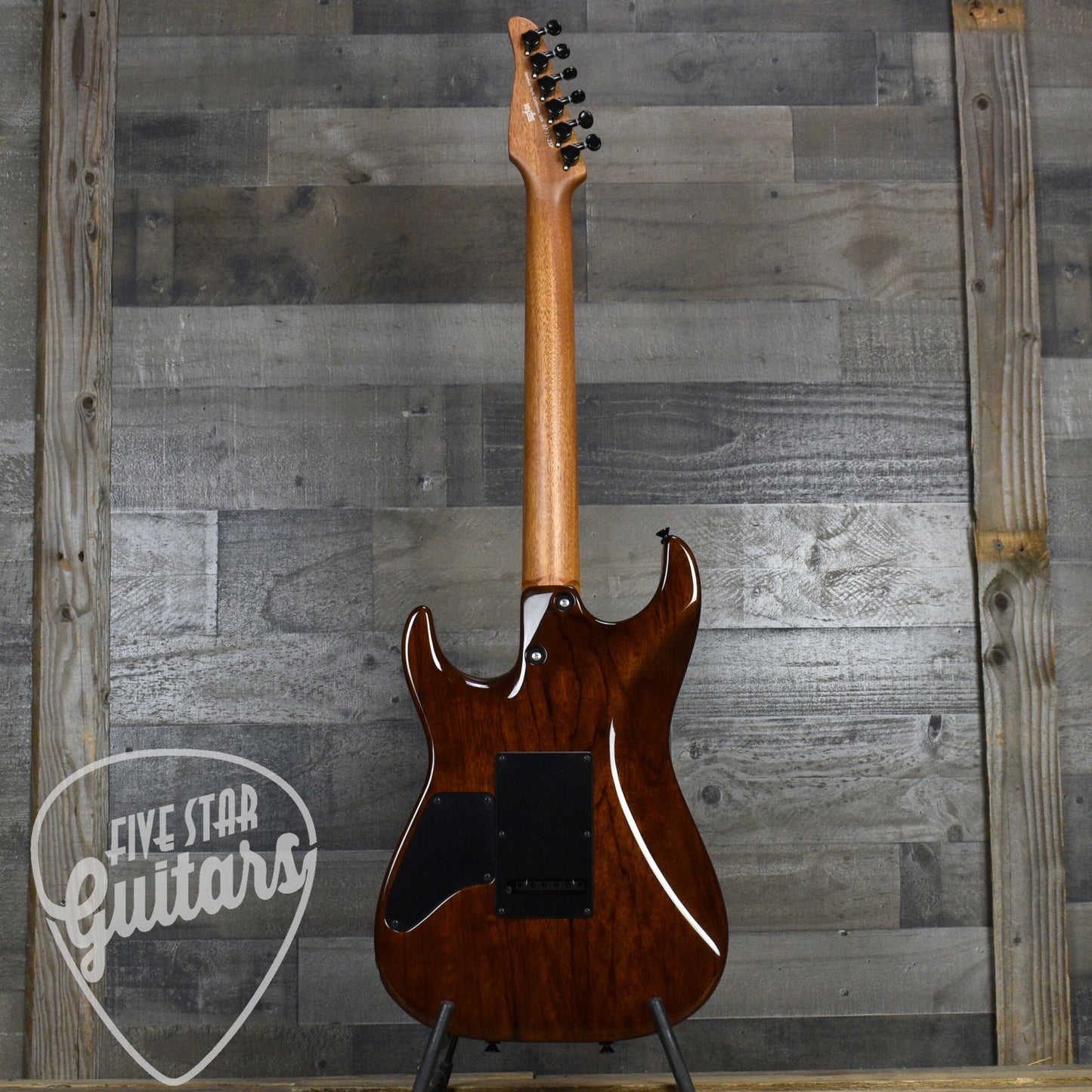 Tom Anderson Cobra S - Natural Mocha Burst with Binding with Gig Bag