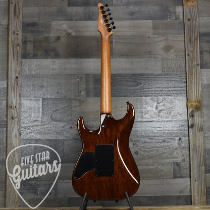 Tom Anderson Cobra S - Natural Mocha Burst with Binding with Gig Bag