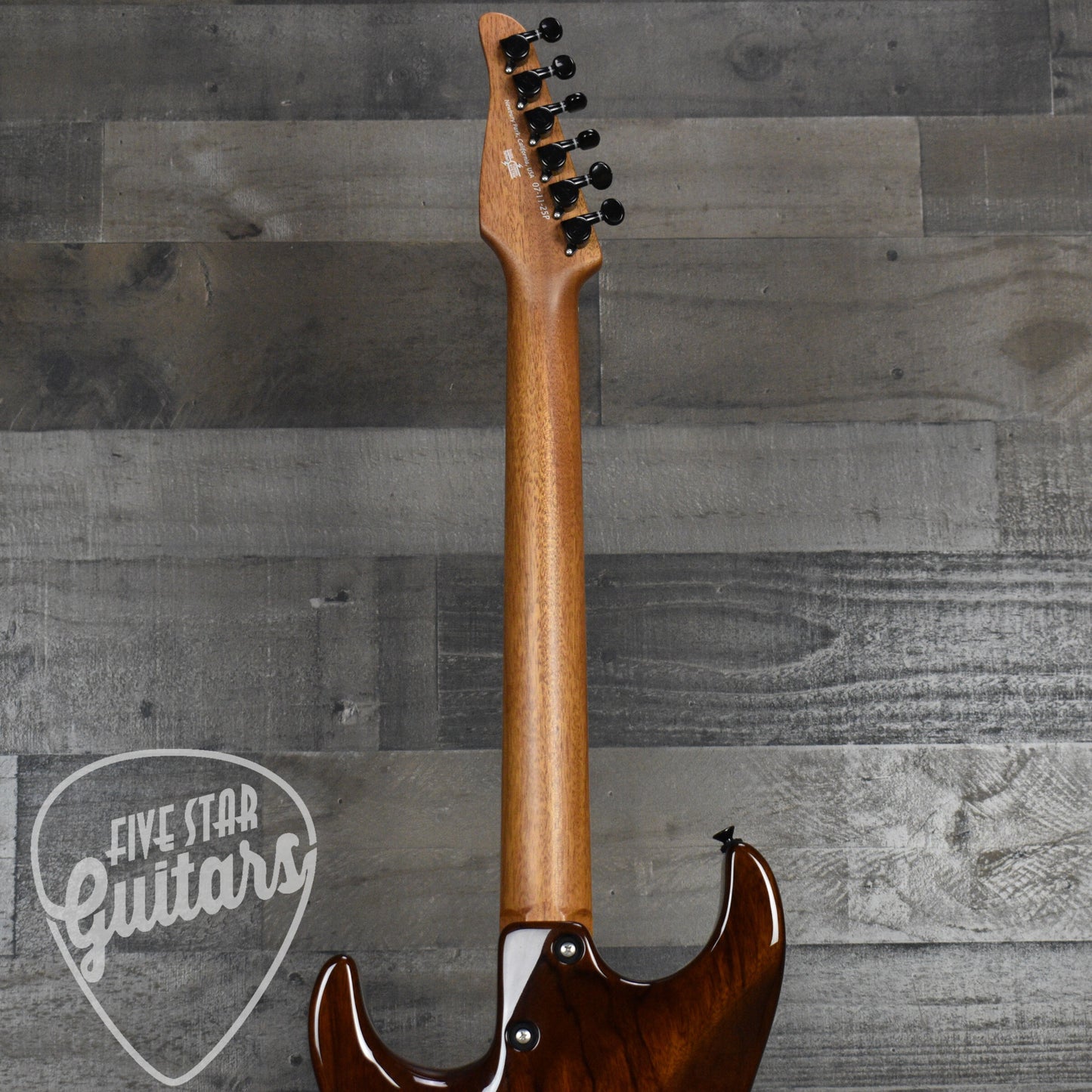 Tom Anderson Cobra S - Natural Mocha Burst with Binding with Gig Bag