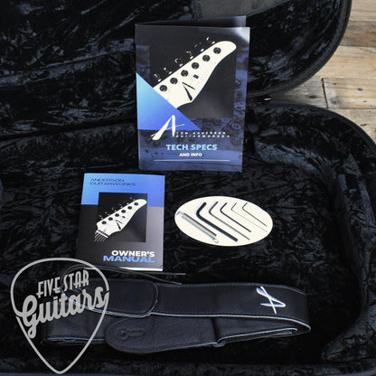 Tom Anderson Cobra S - Natural Mocha Burst with Binding with Gig Bag