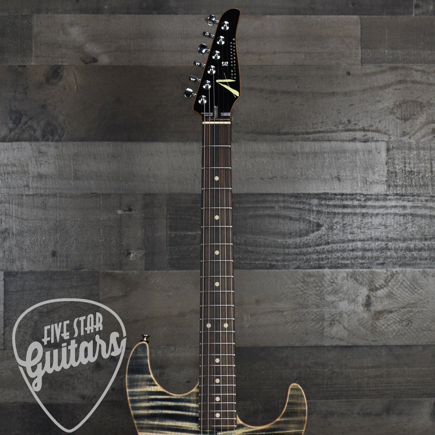 Tom Anderson Cobra S with Hardshell Case - Natural Arctic Blue with Binding