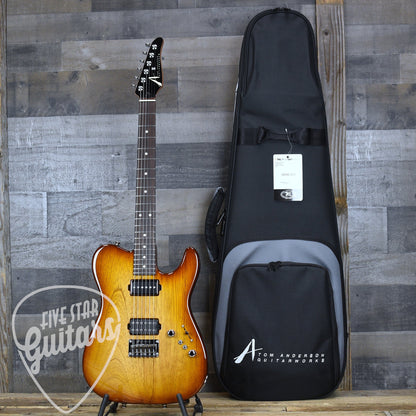 Tom Anderson Cobra Special - Natural Autumn Burst with Gig Bag
