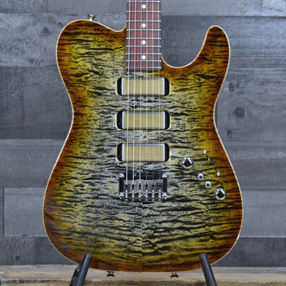 Tom Anderson Cobra - Natural Black to Honey Burst with Gigbag