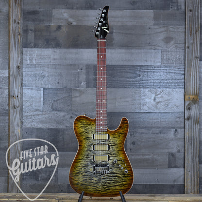 Tom Anderson Cobra - Natural Black to Honey Burst with Gigbag
