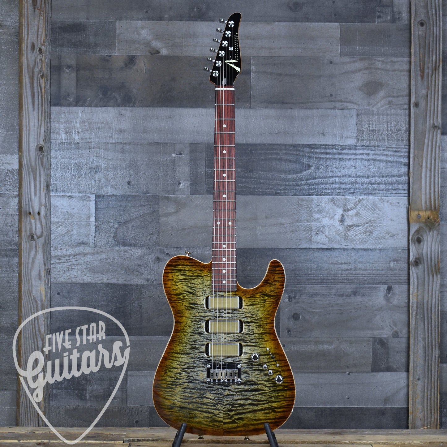 Tom Anderson Cobra - Natural Black to Honey Burst with Gigbag