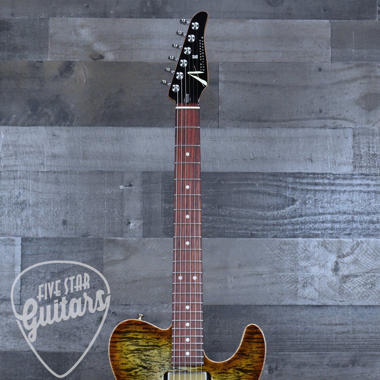 Tom Anderson Cobra - Natural Black to Honey Burst with Gigbag
