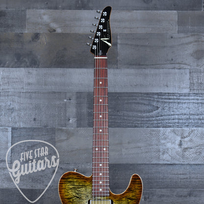 Tom Anderson Cobra - Natural Black to Honey Burst with Gigbag