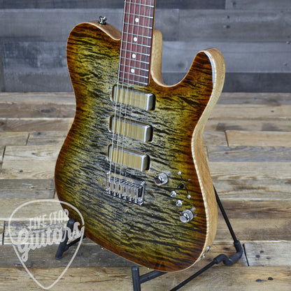 Tom Anderson Cobra - Natural Black to Honey Burst with Gigbag