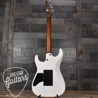 Tom Anderson Drop Top Bound - Ultraviolet Blue Burst/White Back with Hard Shell Case