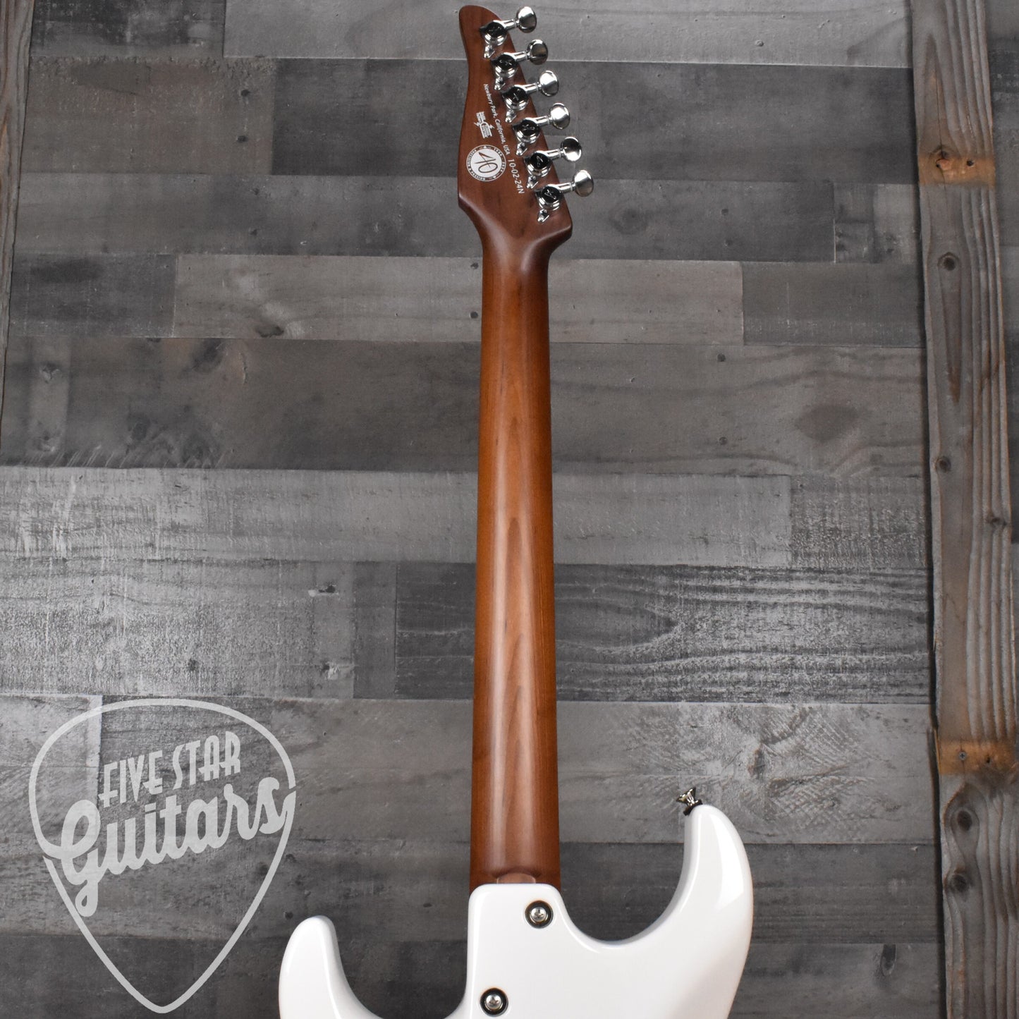 Tom Anderson Drop Top Bound - Ultraviolet Blue Burst/White Back with Hard Shell Case
