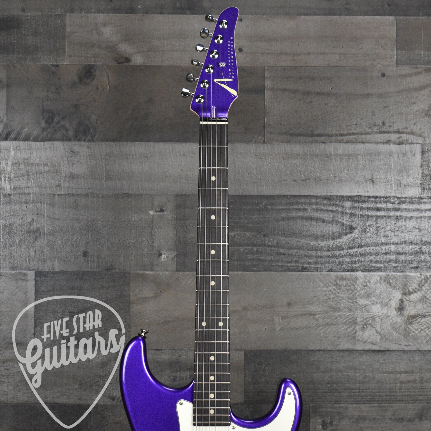 Tom Anderson Icon Classic Shorty -  Metallic Purple with Hardshell Case