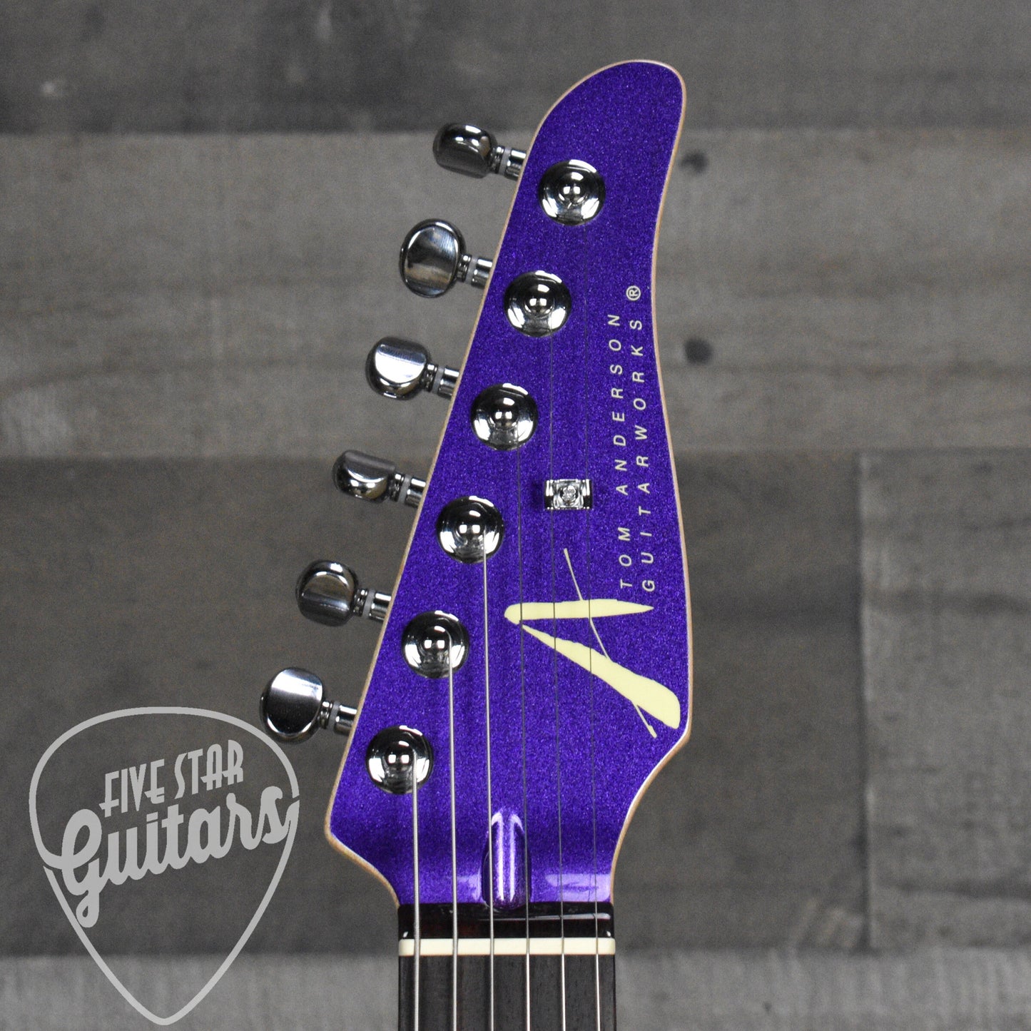 Tom Anderson Icon Classic Shorty -  Metallic Purple with Hardshell Case
