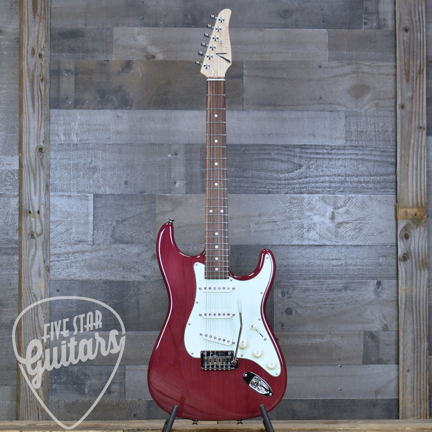 Tom Anderson Icon Classic - Transparent Plum with Gigbag