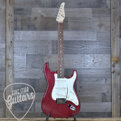 Tom Anderson Icon Classic - Transparent Plum with Gigbag