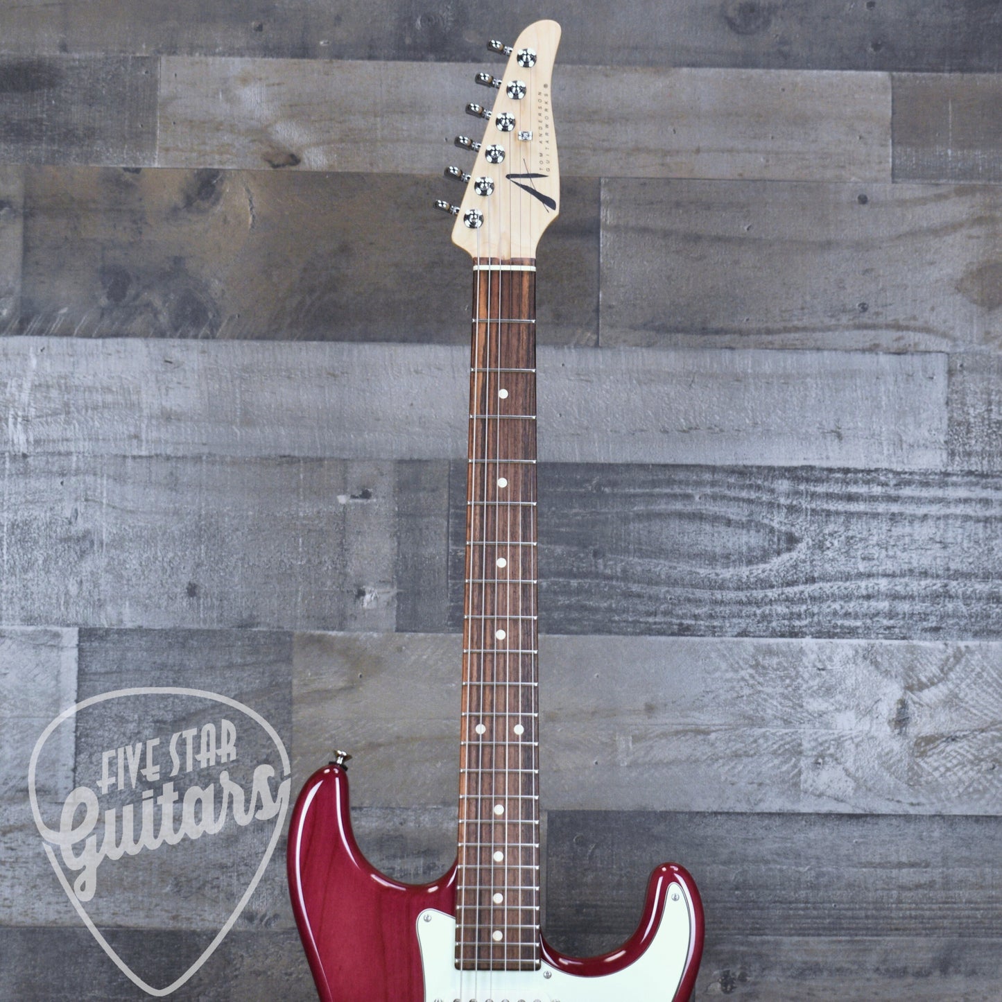 Tom Anderson Icon Classic - Transparent Plum with Gigbag