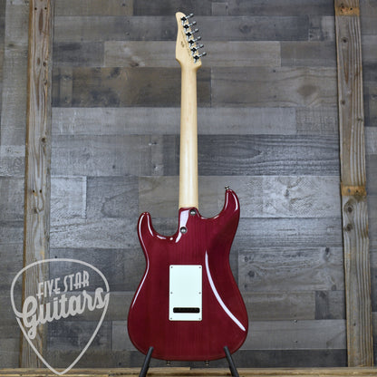 Tom Anderson Icon Classic - Transparent Plum with Gigbag