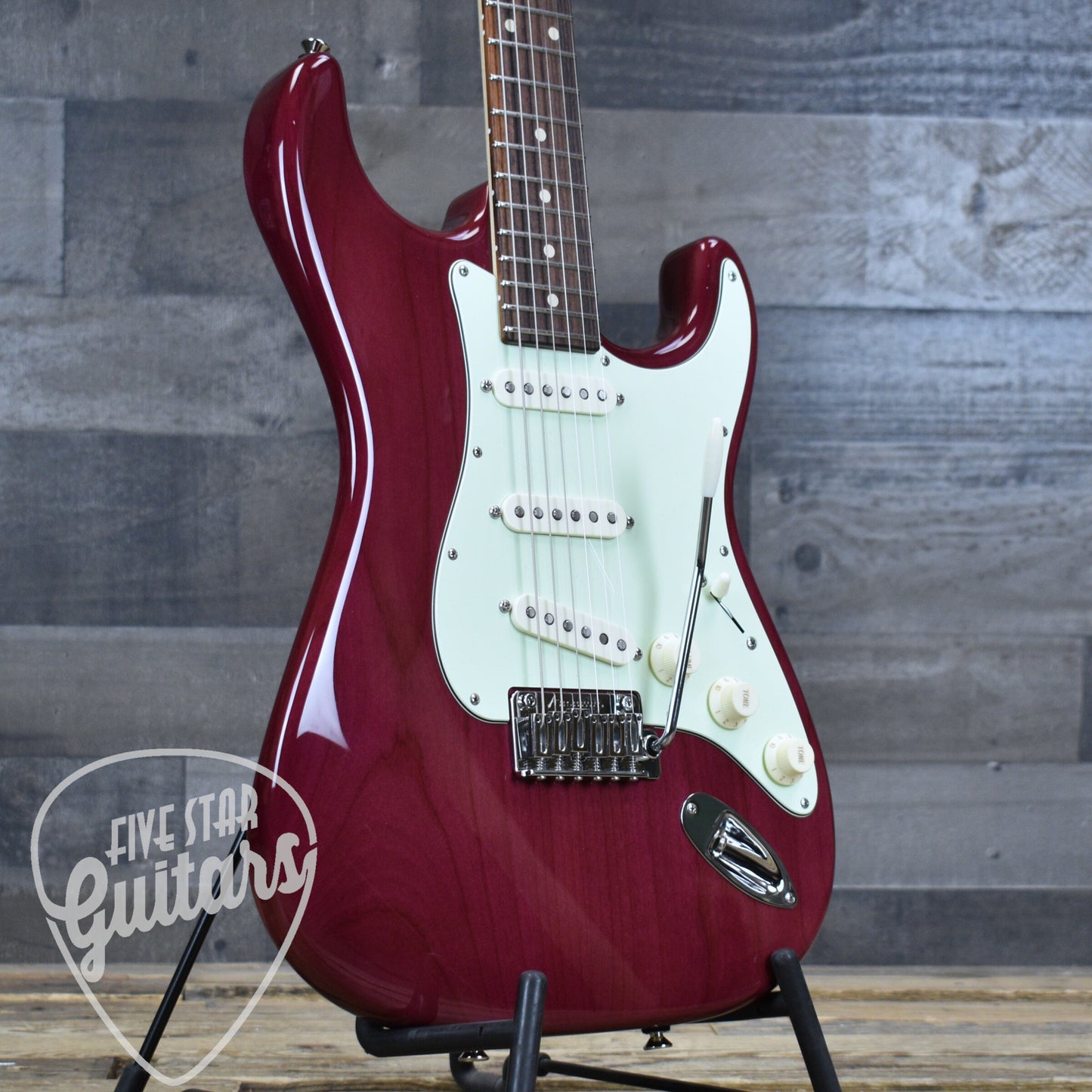 Tom Anderson Icon Classic - Transparent Plum with Gigbag