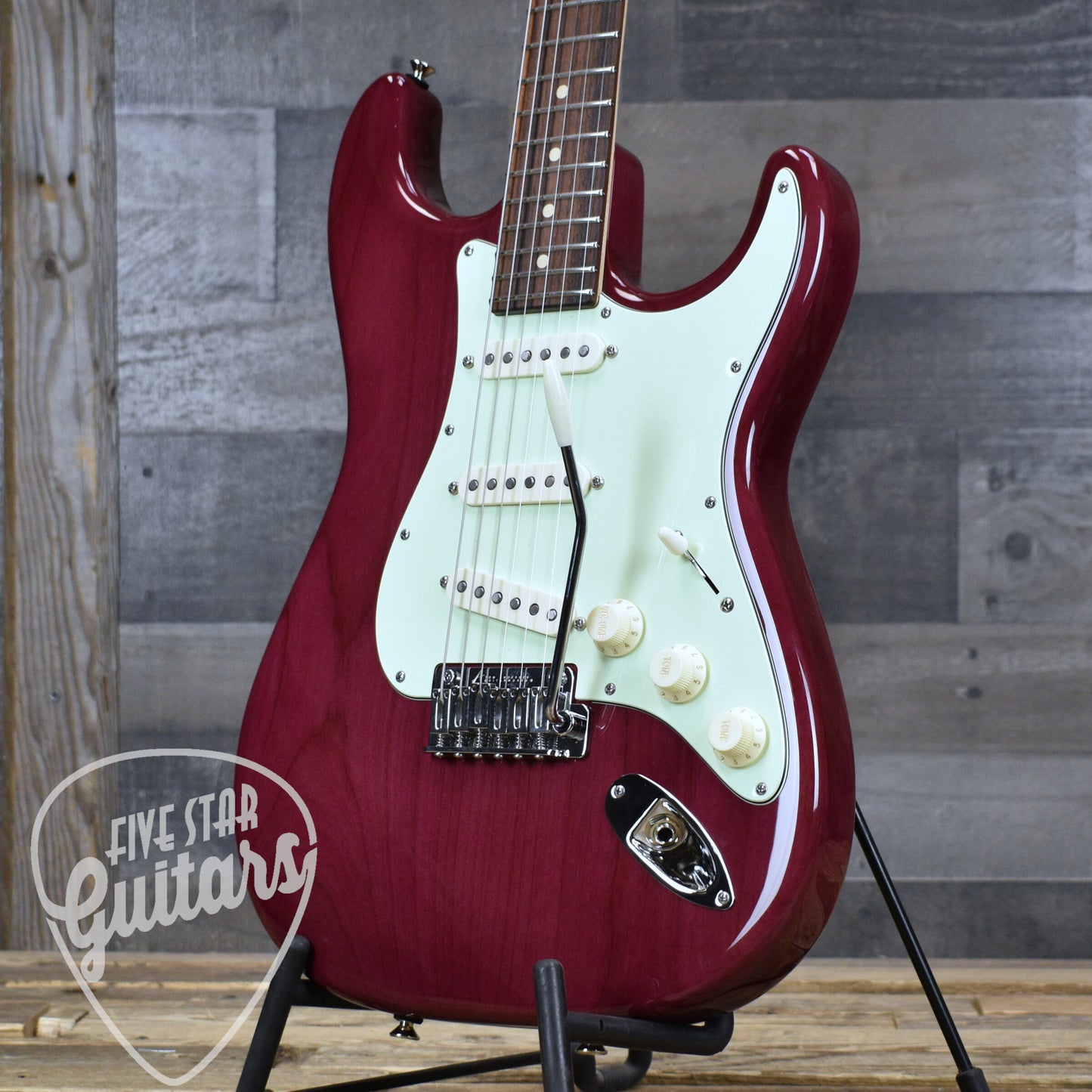 Tom Anderson Icon Classic - Transparent Plum with Gigbag