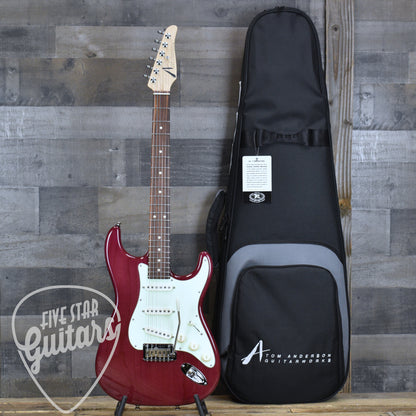 Tom Anderson Icon Classic - Transparent Plum with Gigbag