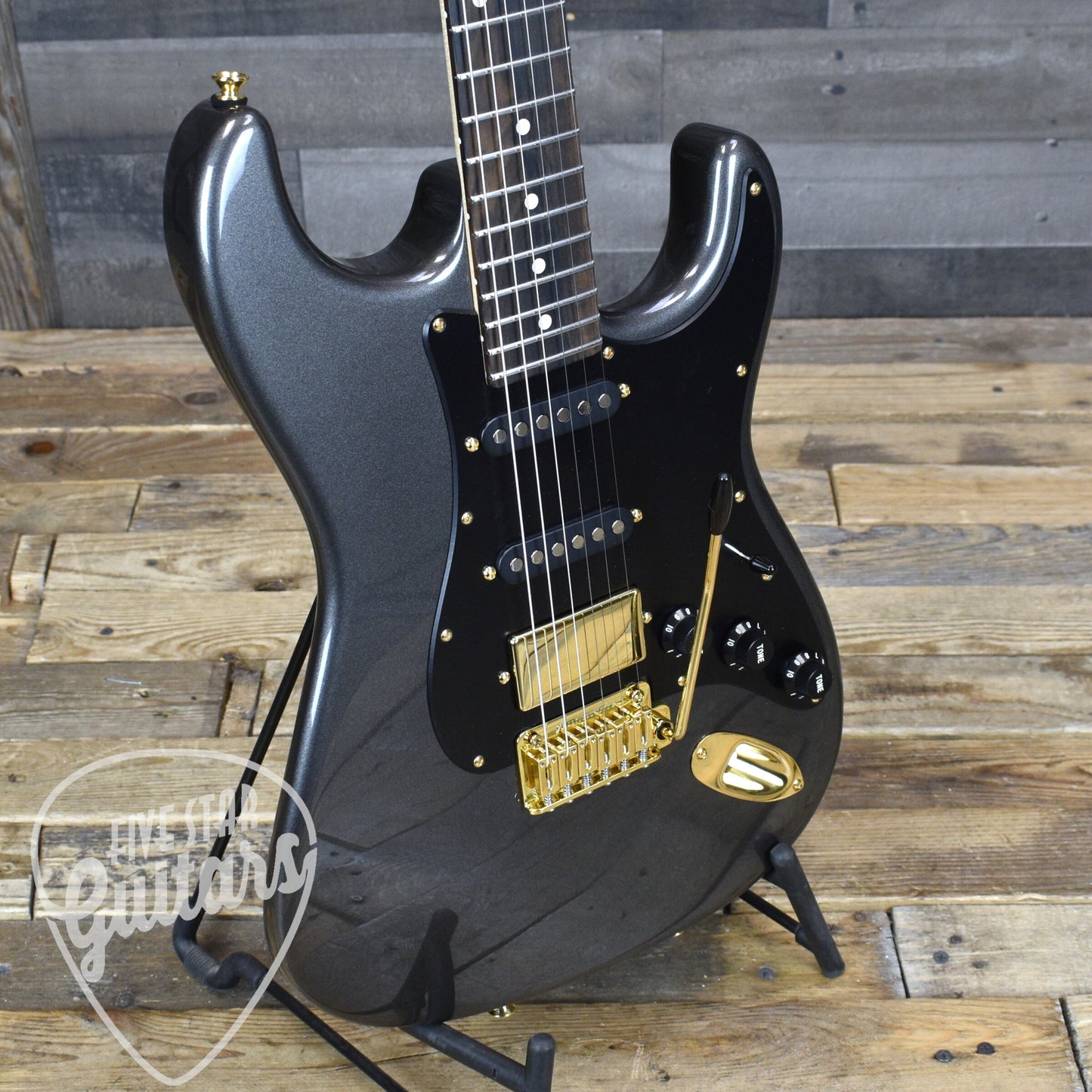 Tom Anderson Icon Classic with Hardshell Case - Metallic Charcoal with Hardshell Case