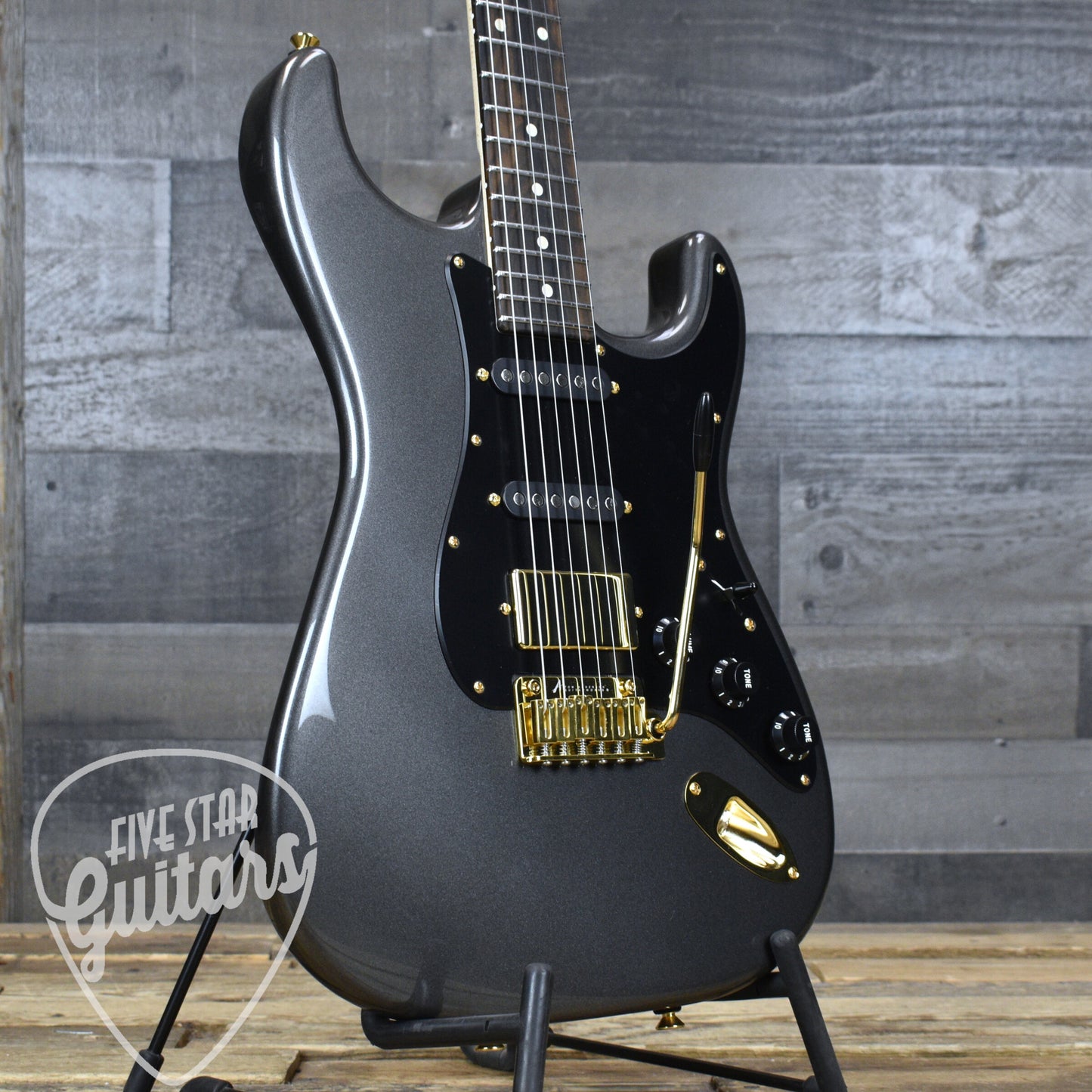 Tom Anderson Icon Classic with Hardshell Case - Metallic Charcoal with Hardshell Case