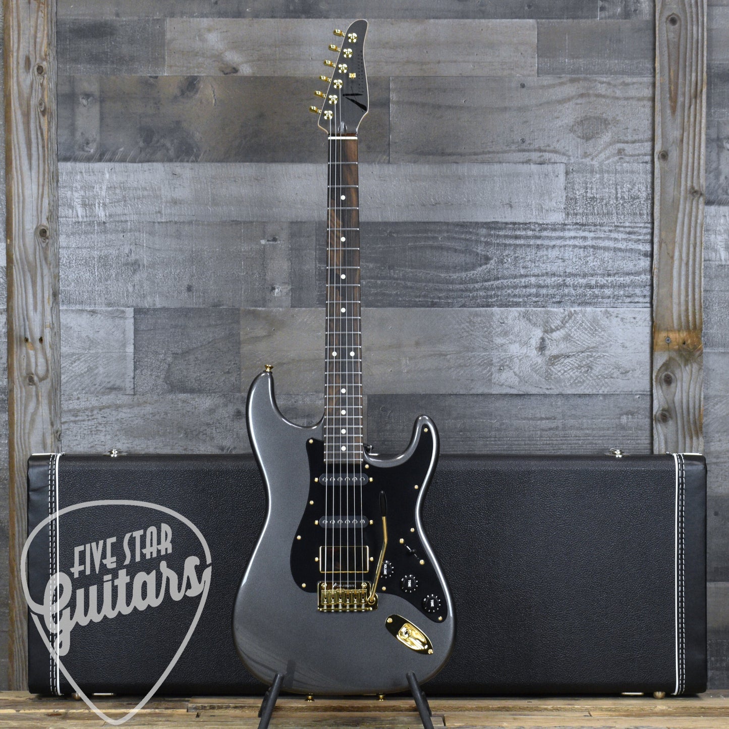 Tom Anderson Icon Classic with Hardshell Case - Metallic Charcoal with Hardshell Case