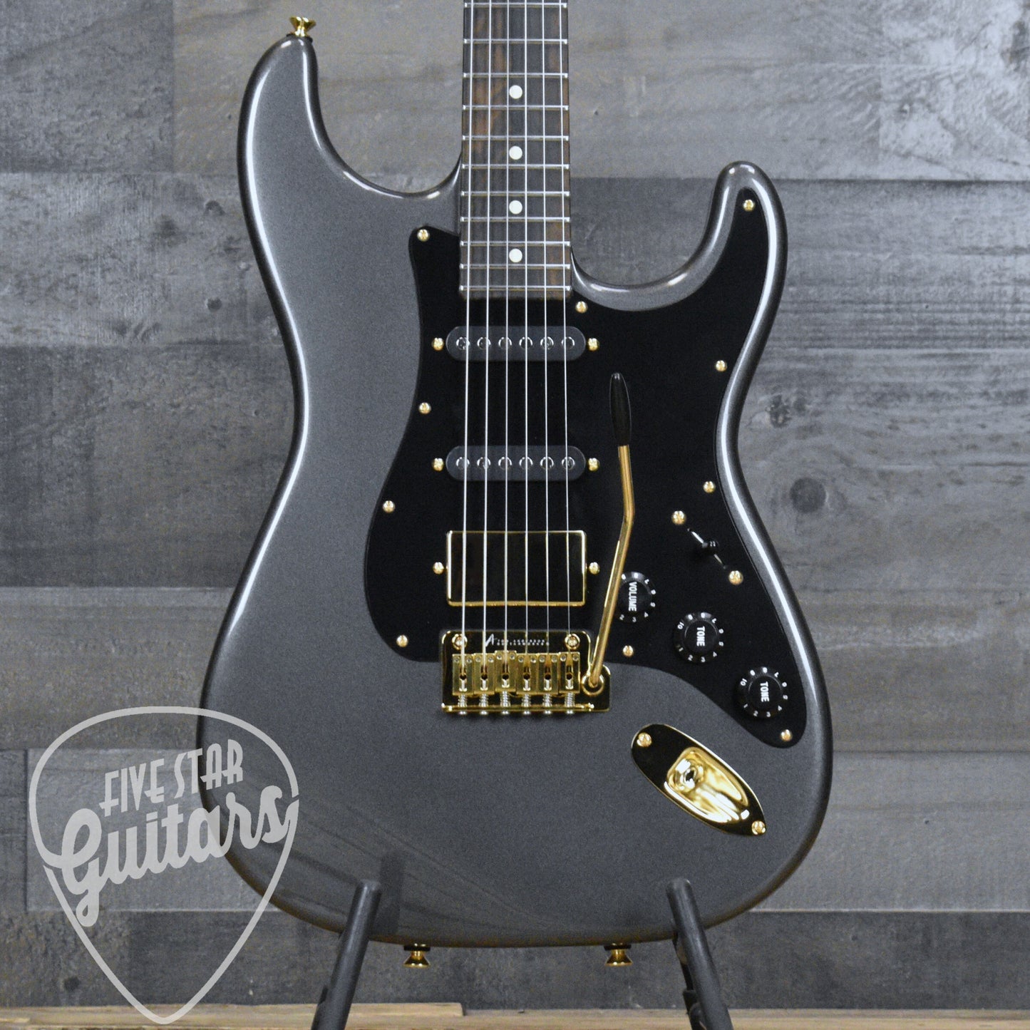 Tom Anderson Icon Classic with Hardshell Case - Metallic Charcoal with Hardshell Case