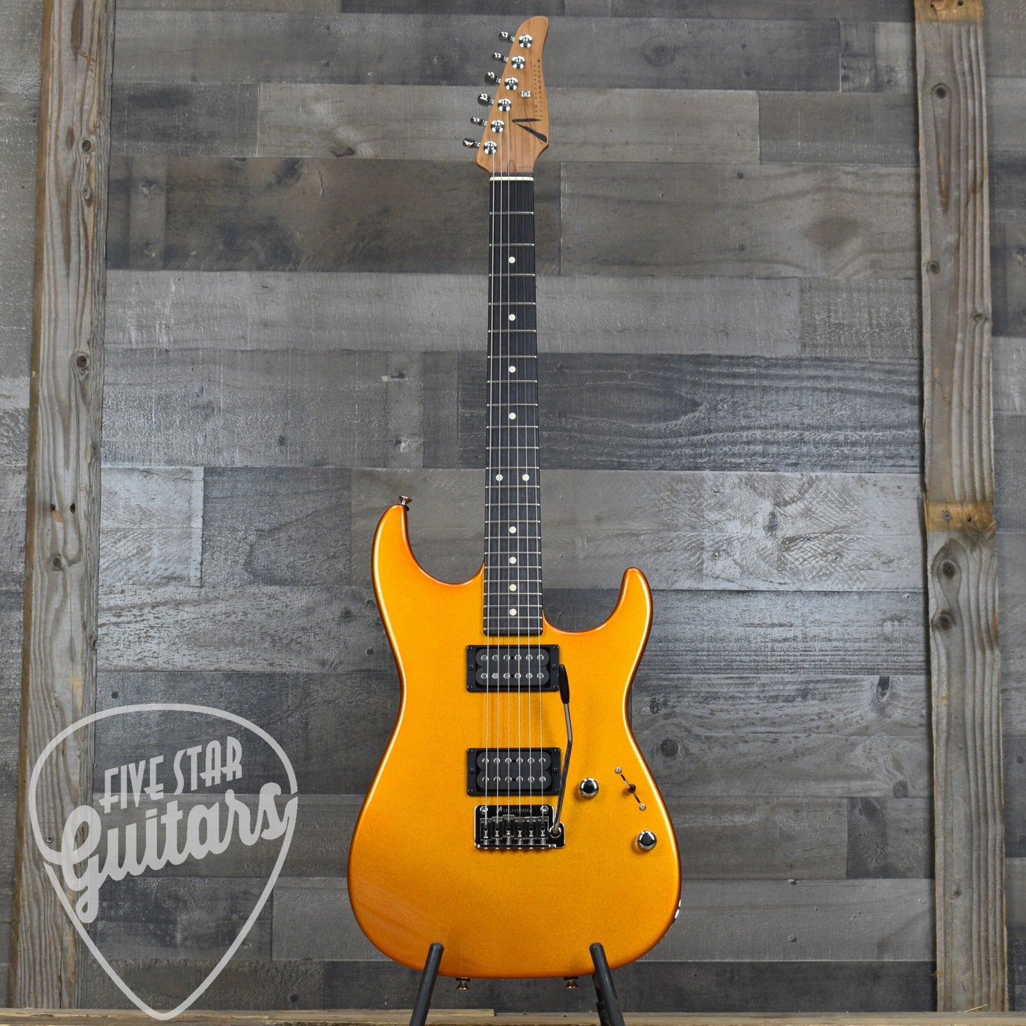 Tom Anderson Pro Am Shorty - Candy Apple Orange with Hard Shell Case