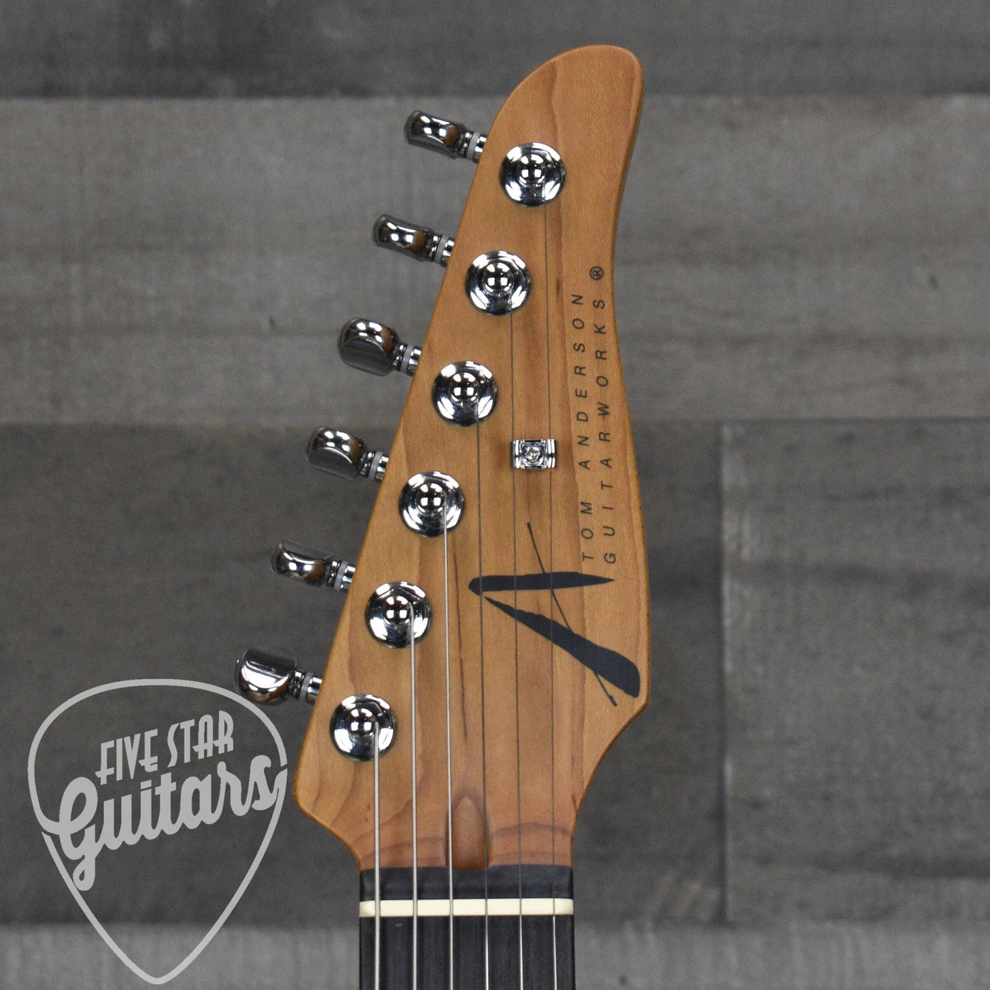 Tom Anderson Pro Am Shorty - Candy Apple Orange with Hard Shell Case