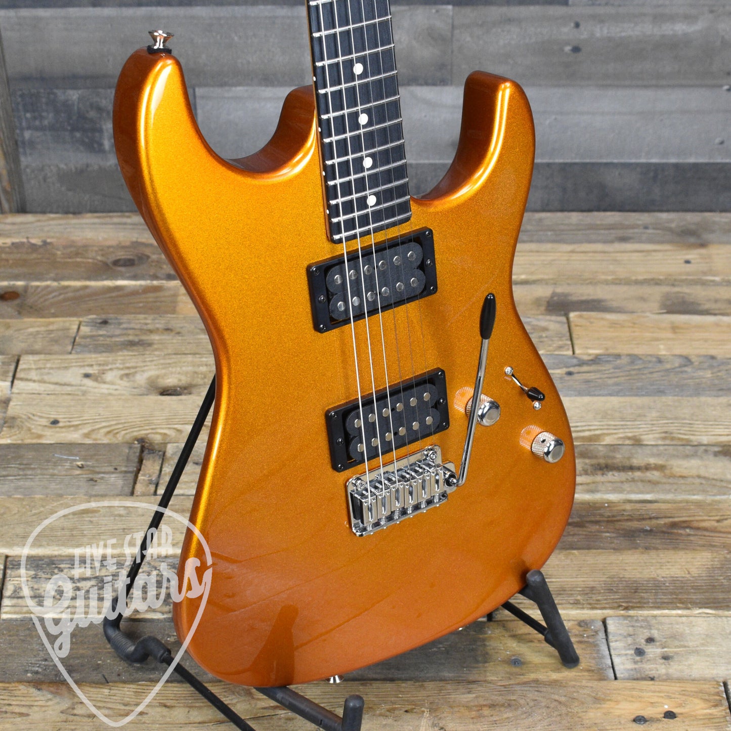 Tom Anderson Pro Am Shorty - Candy Apple Orange with Hard Shell Case