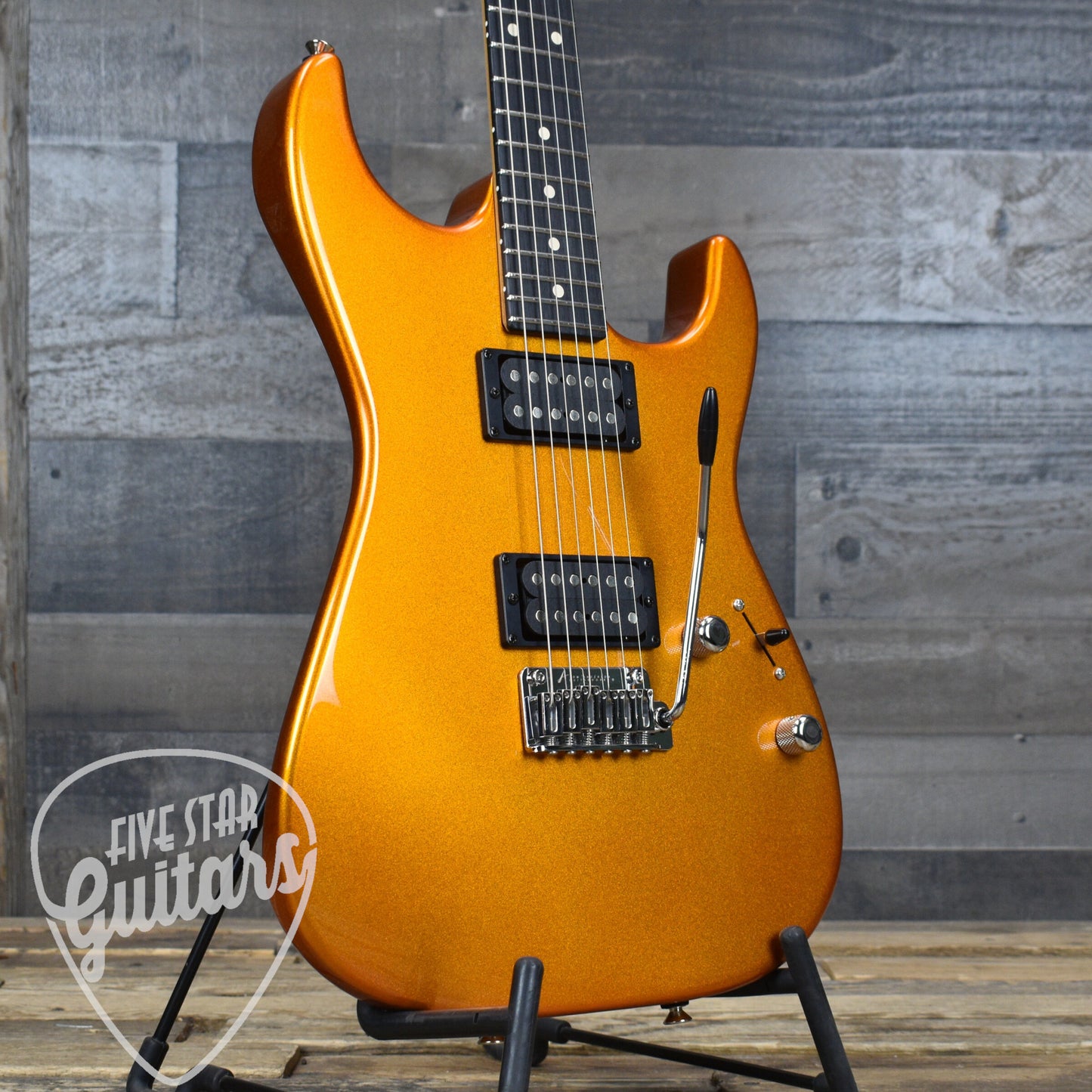 Tom Anderson Pro Am Shorty - Candy Apple Orange with Hard Shell Case