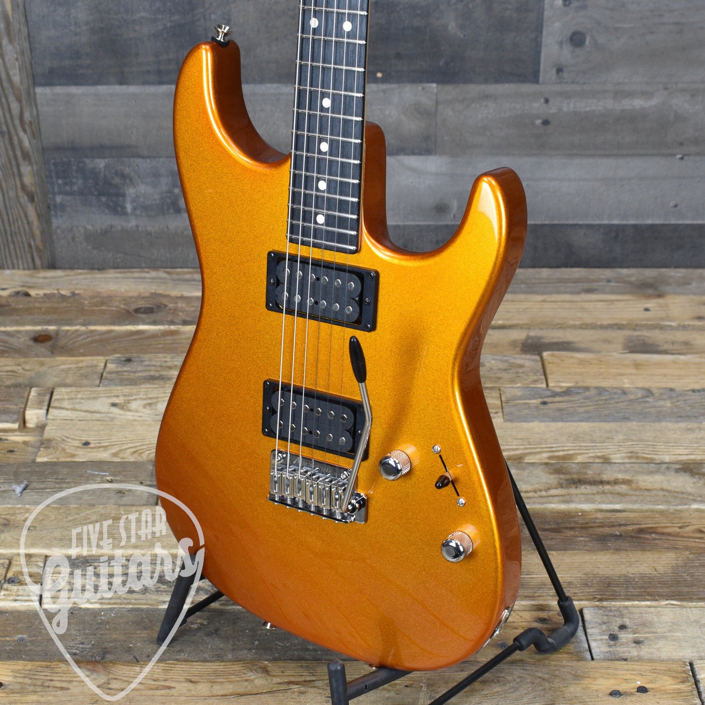 Tom Anderson Pro Am Shorty - Candy Apple Orange with Hard Shell Case