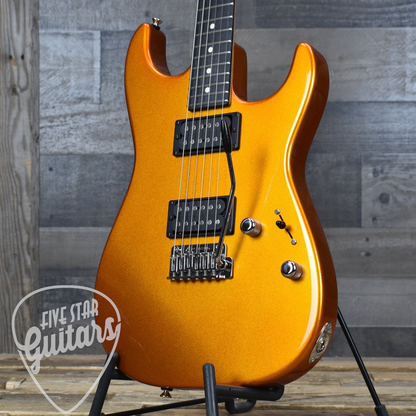 Tom Anderson Pro Am Shorty - Candy Apple Orange with Hard Shell Case