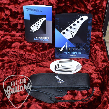 Tom Anderson Pro Am Shorty - Candy Apple Orange with Hard Shell Case