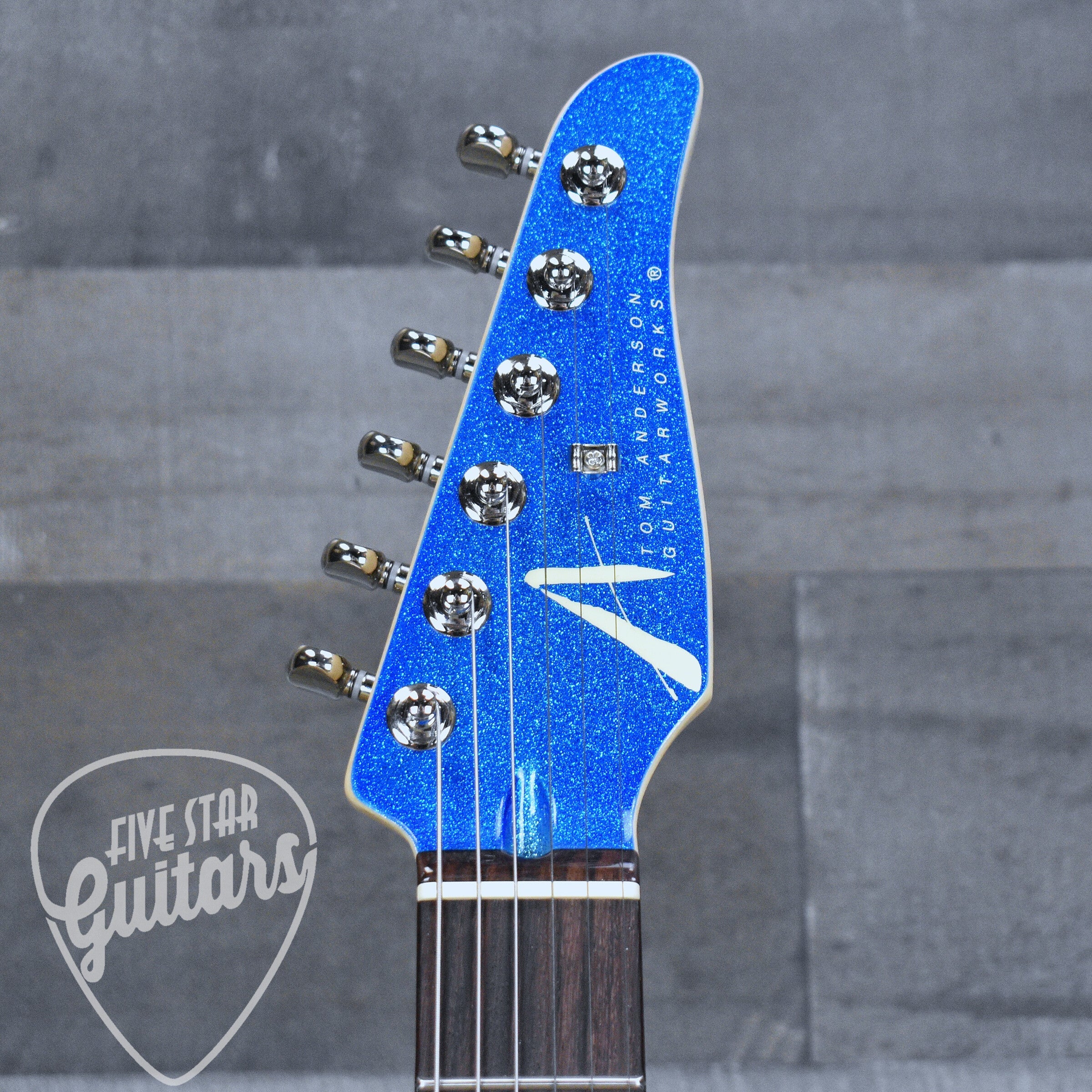 Tom Anderson Raven Classic - Big Sparkle Candy Apple Blue with Gig