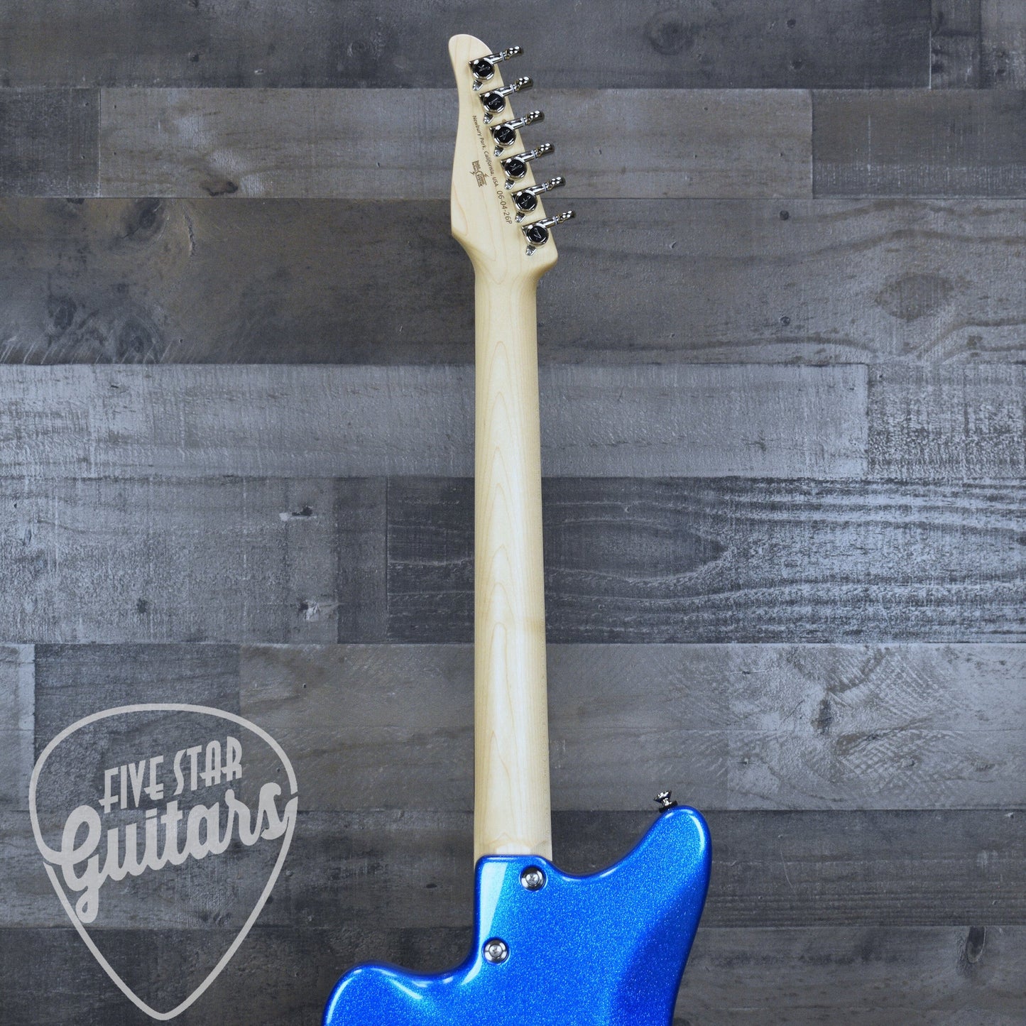Tom Anderson Raven Classic - Big Sparkle Candy Apple Blue with Gig Bag