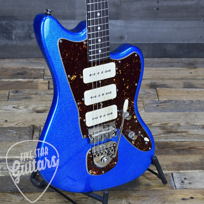 Tom Anderson Raven Classic - Big Sparkle Candy Apple Blue with Gig Bag