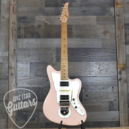 Tom Anderson Raven Classic - Translucent Shell Pink with Hard Shell Case