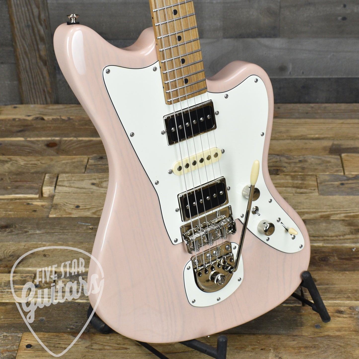 Tom Anderson Raven Classic - Translucent Shell Pink with Hard Shell Case