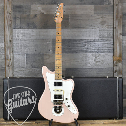 Tom Anderson Raven Classic - Translucent Shell Pink with Hard Shell Case