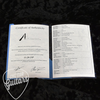 Tom Anderson Raven Classic - Translucent Shell Pink with Hard Shell Case