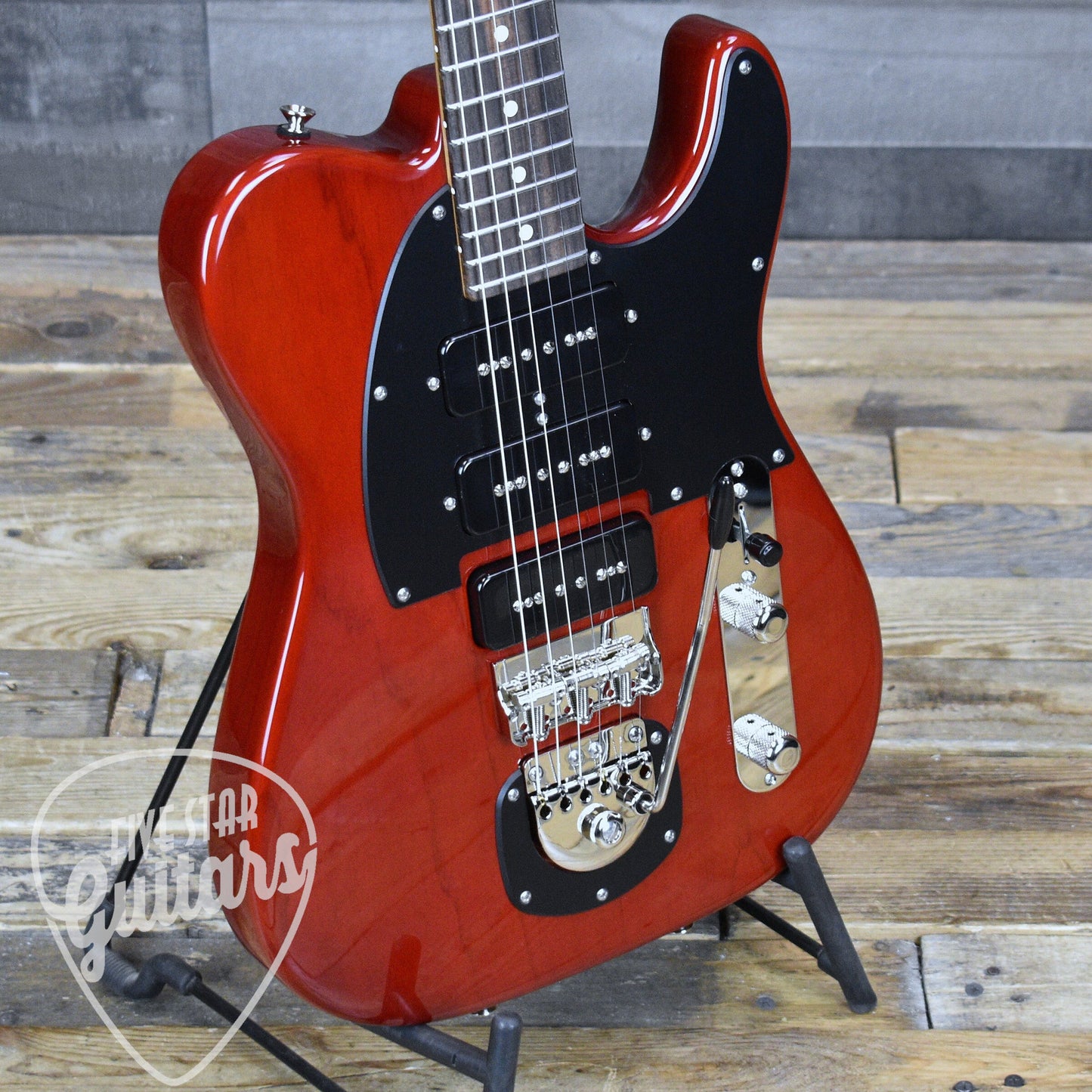 Tom Anderson T-Classic - Transparent Cherry with Gigbag