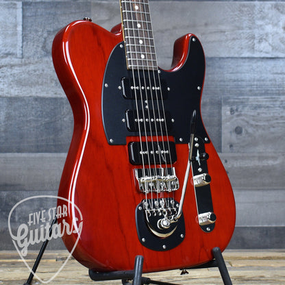 Tom Anderson T-Classic - Transparent Cherry with Gigbag