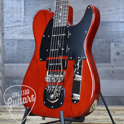 Tom Anderson T-Classic - Transparent Cherry with Gigbag