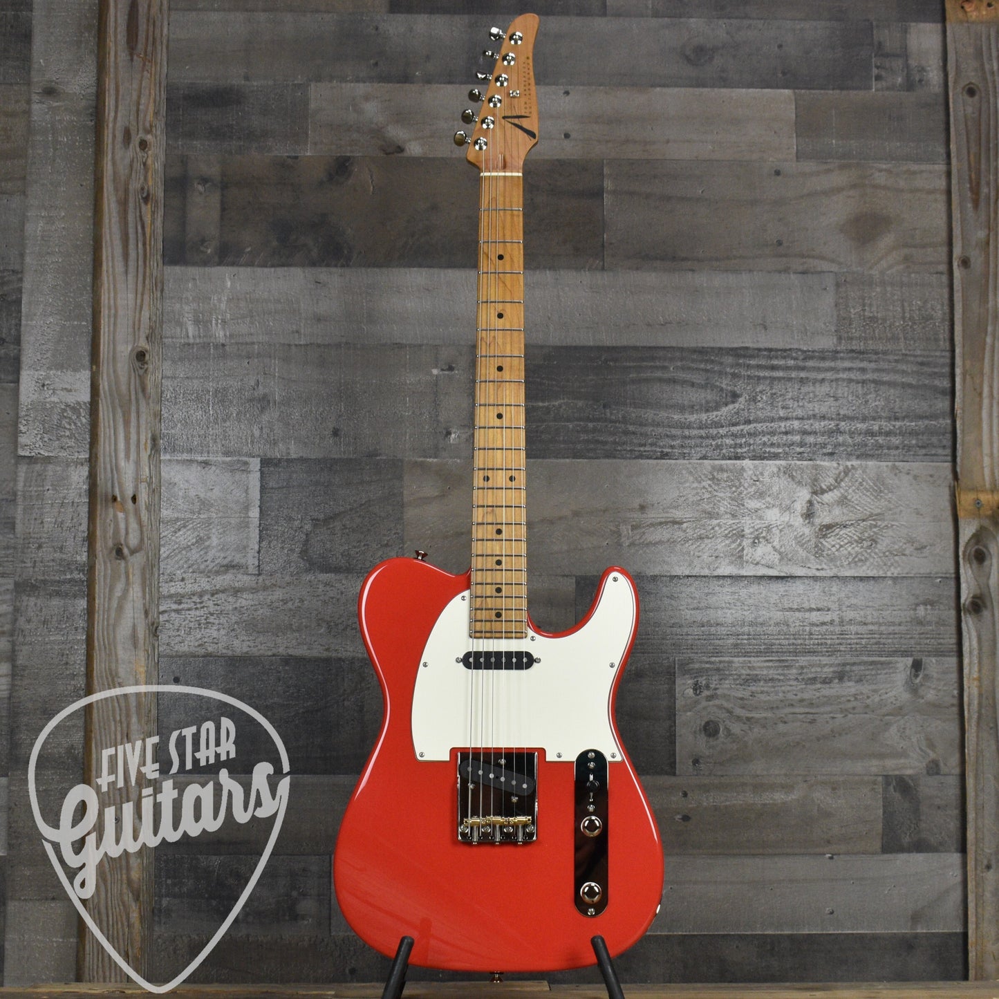 Tom Anderson T-Icon with Hardshell Case - Fiesta Red