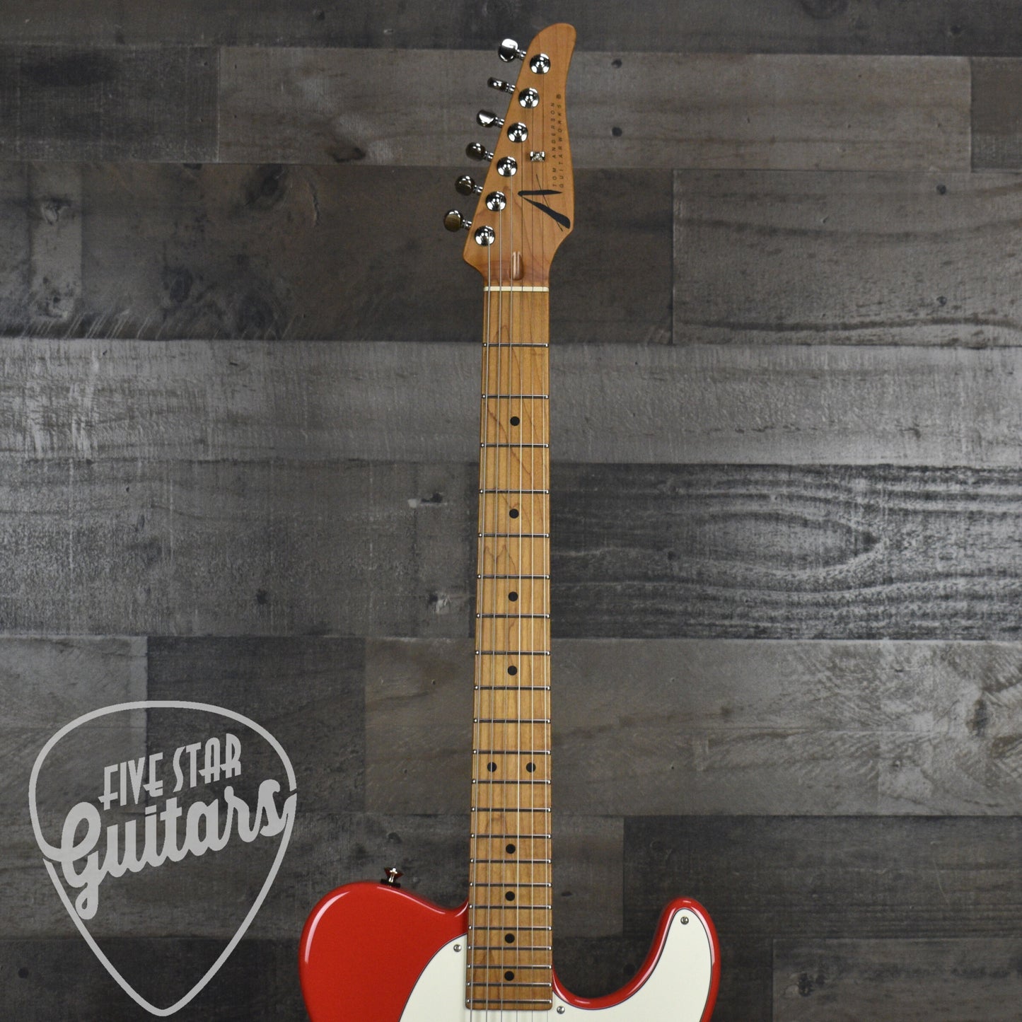 Tom Anderson T-Icon with Hardshell Case - Fiesta Red